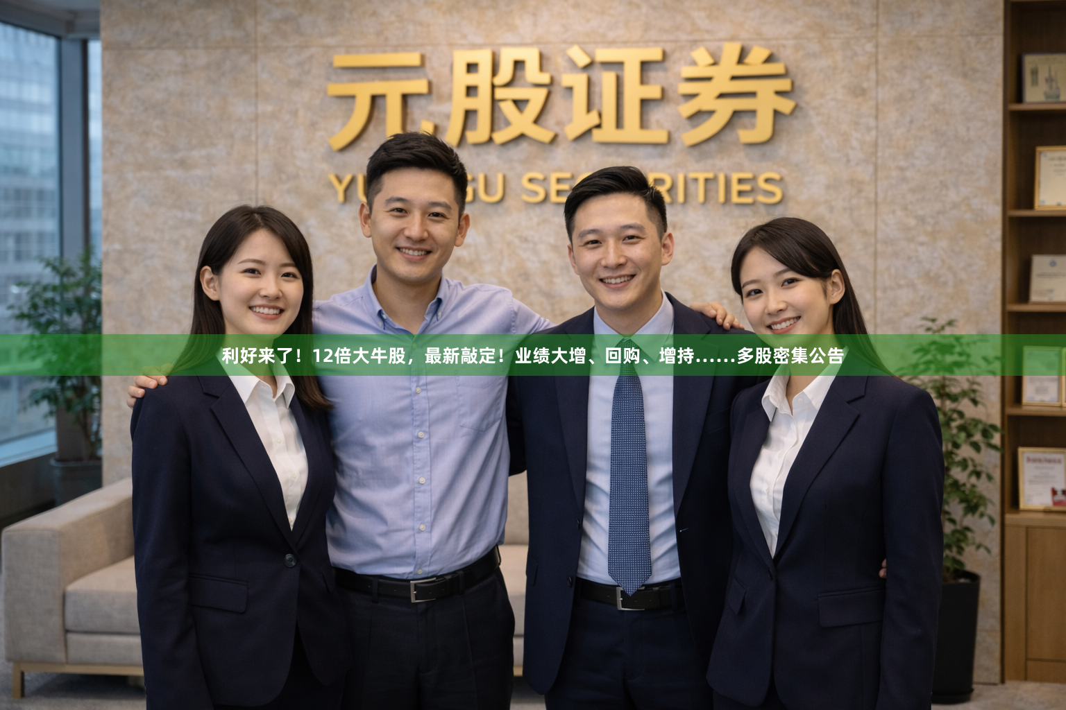利好来了！12倍大牛股，最新敲定！业绩大增、回购、增持……多股密集公告