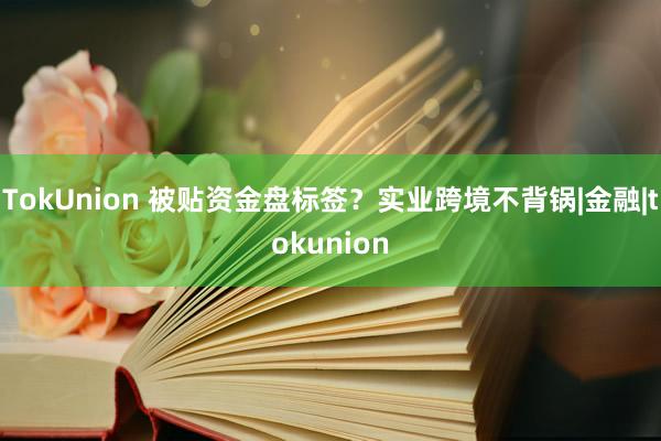 TokUnion 被贴资金盘标签？实业跨境不背锅|金融|tokunion