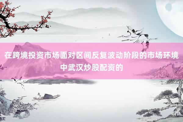 在跨境投资市场面对区间反复波动阶段的市场环境中武汉炒股配资的