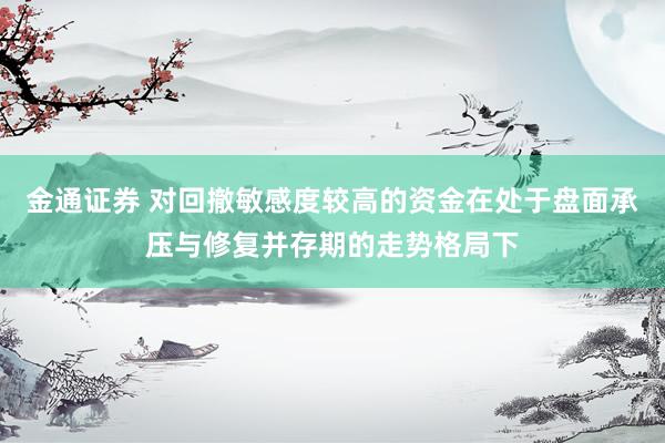 金通证券 对回撤敏感度较高的资金在处于盘面承压与修复并存期的走势格局下